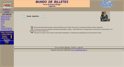 Desktop Screenshot of mundodebilletes.com.ar