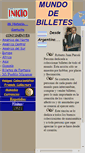 Mobile Screenshot of mundodebilletes.com.ar